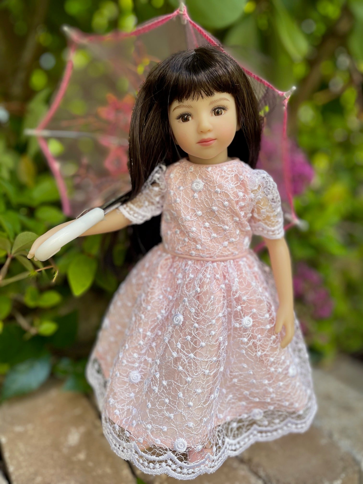 Fancy Doll dress in pink – Maru and Friends